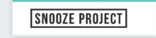 Snooze Project1