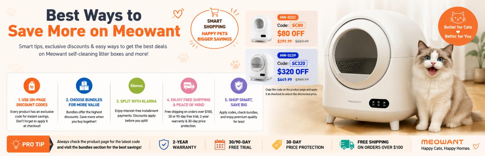 Tips to Save More on Meowant