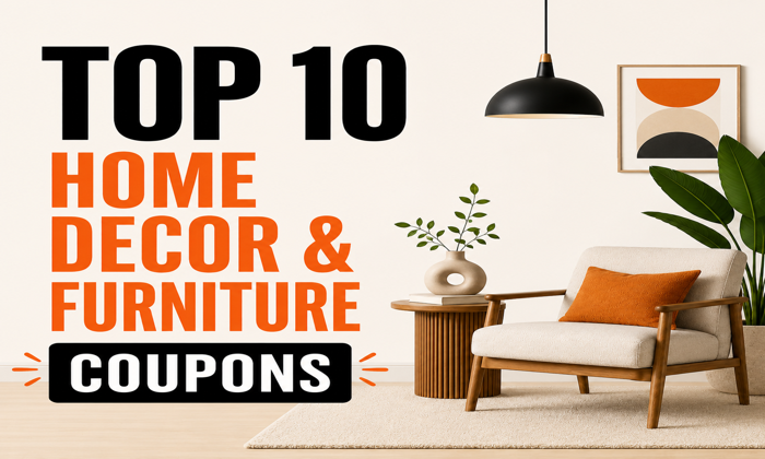 Top 10 Home Decor & Furniture Coupons